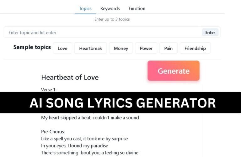 AI Lyrics Generator