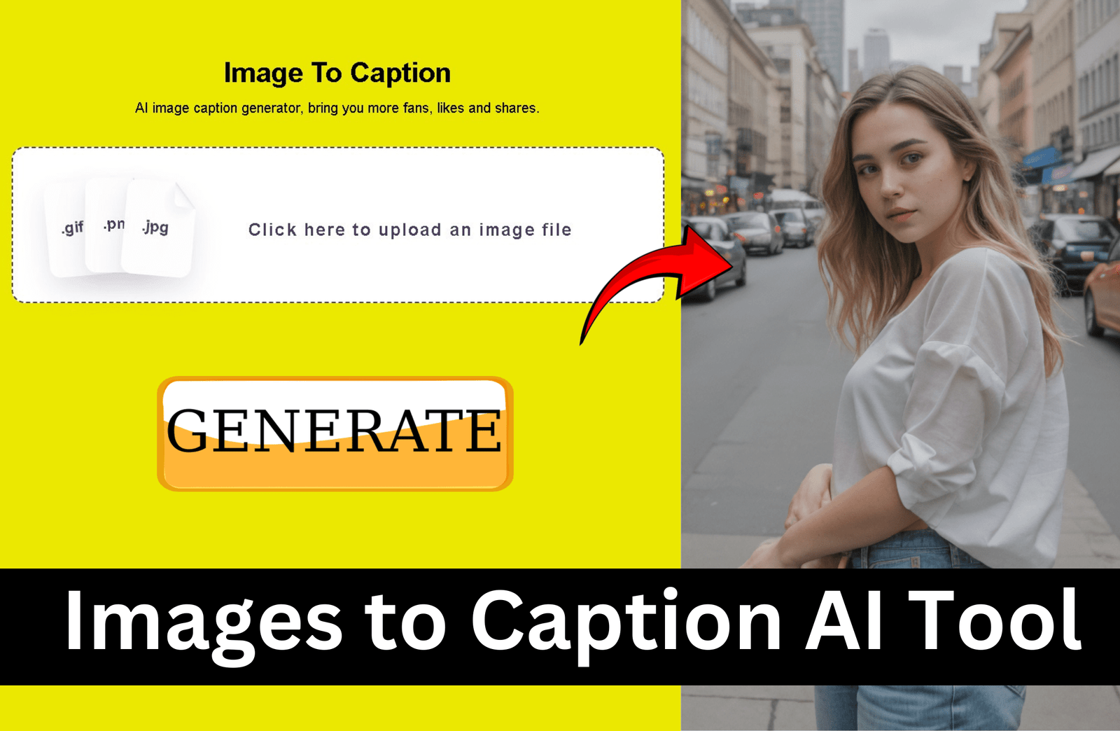 Images to Caption AI