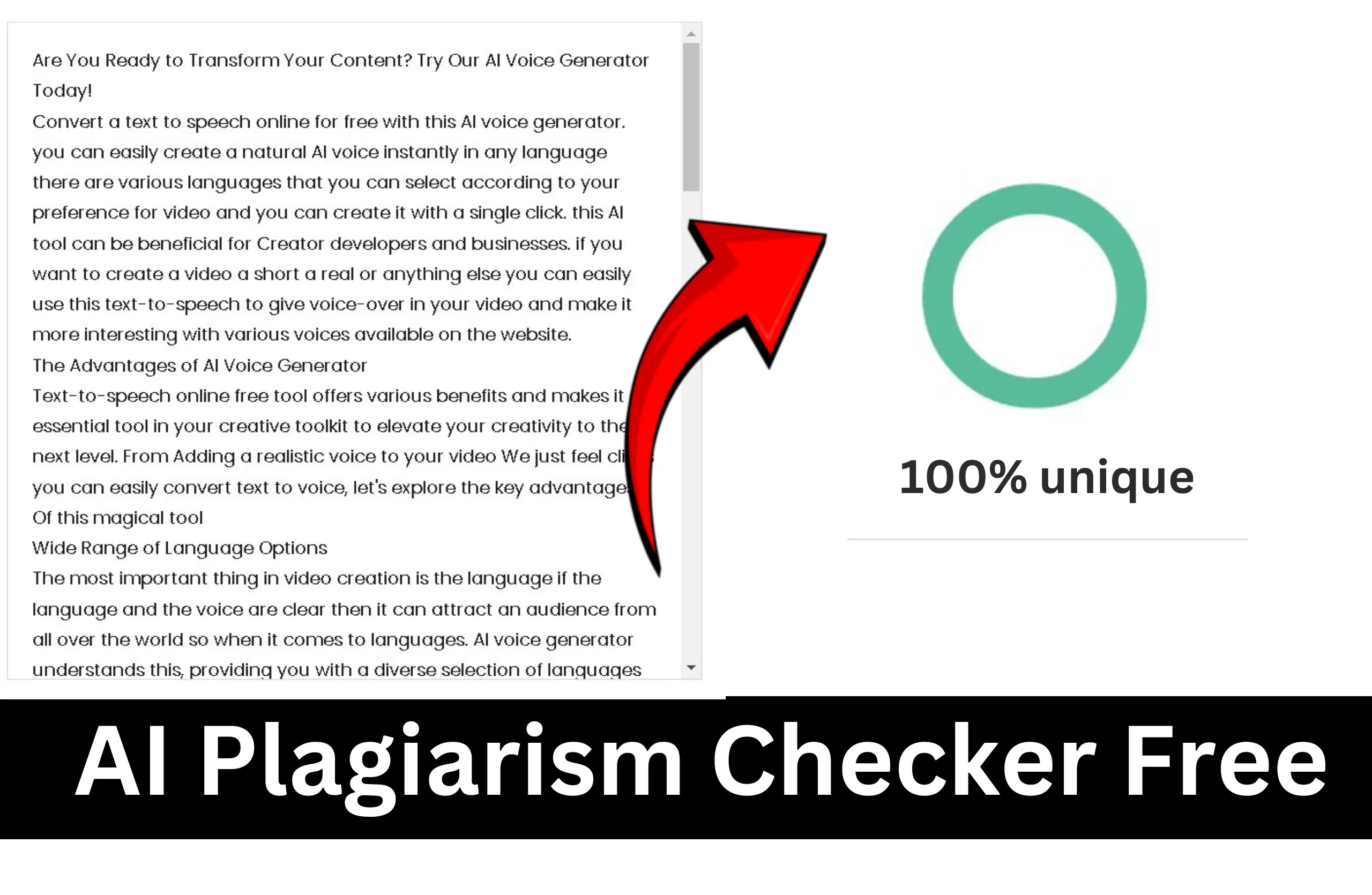 AI Plagiarism Checker Free