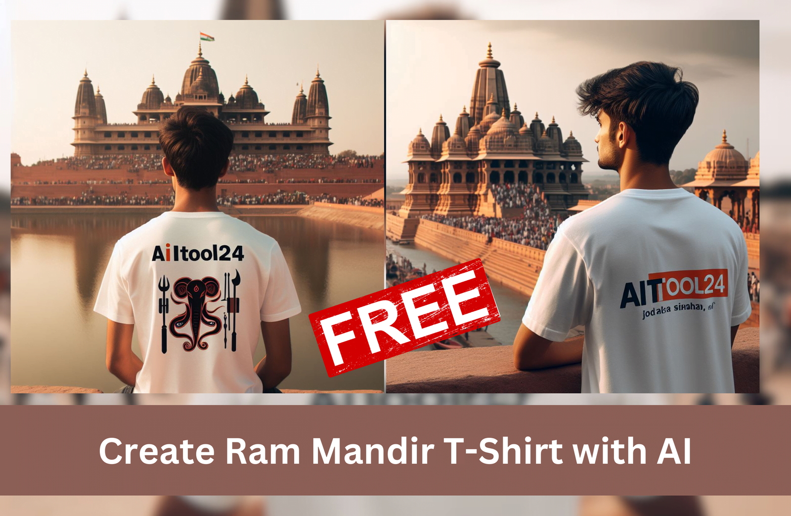 Ram Mandir T-Shirt Image