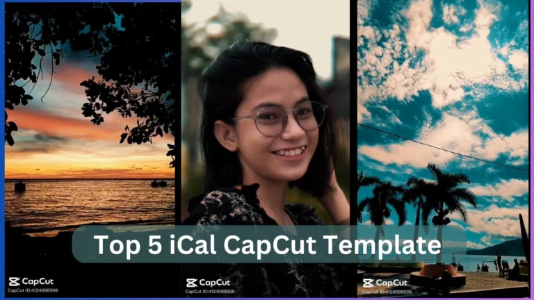 iCal CapCut Template