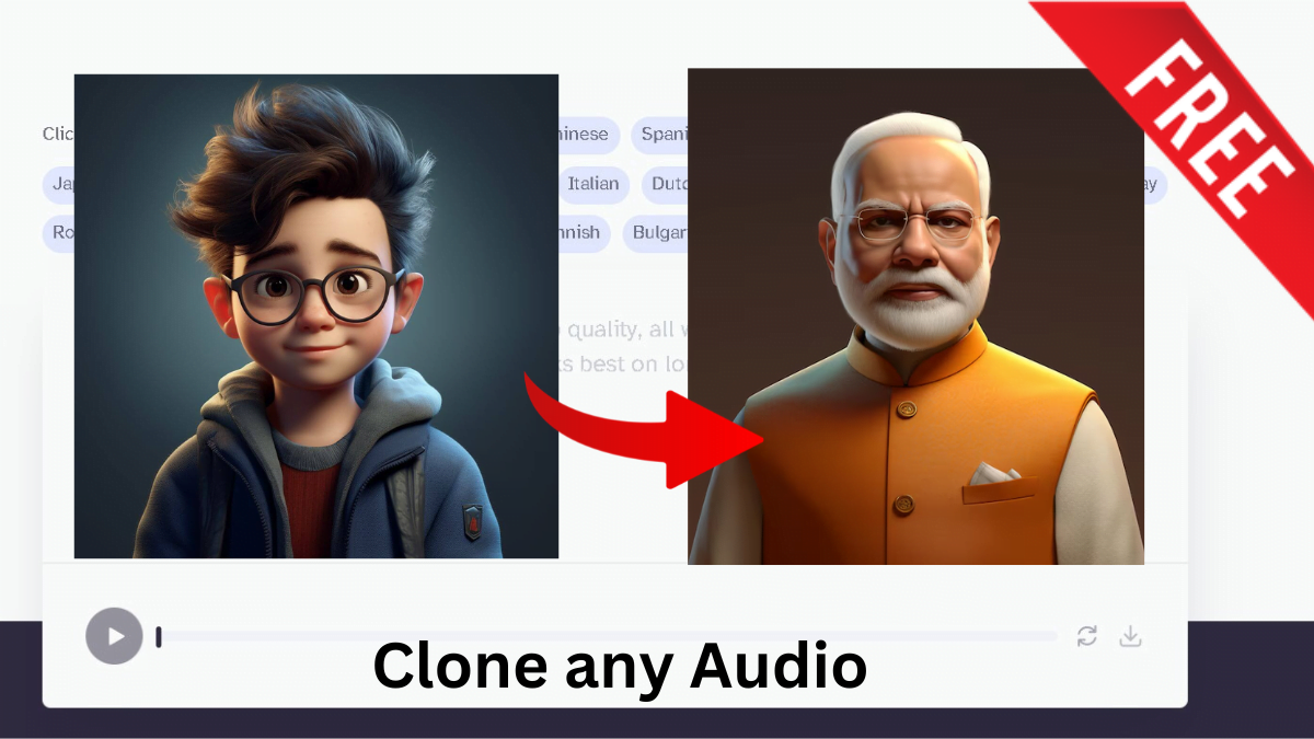 AI voice cloning tool