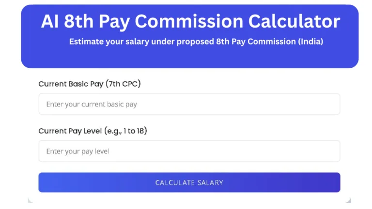 8th Pay Commission Calculator