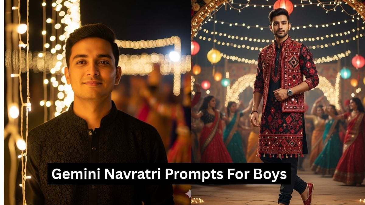 Gemini Navratri Prompts For Boys